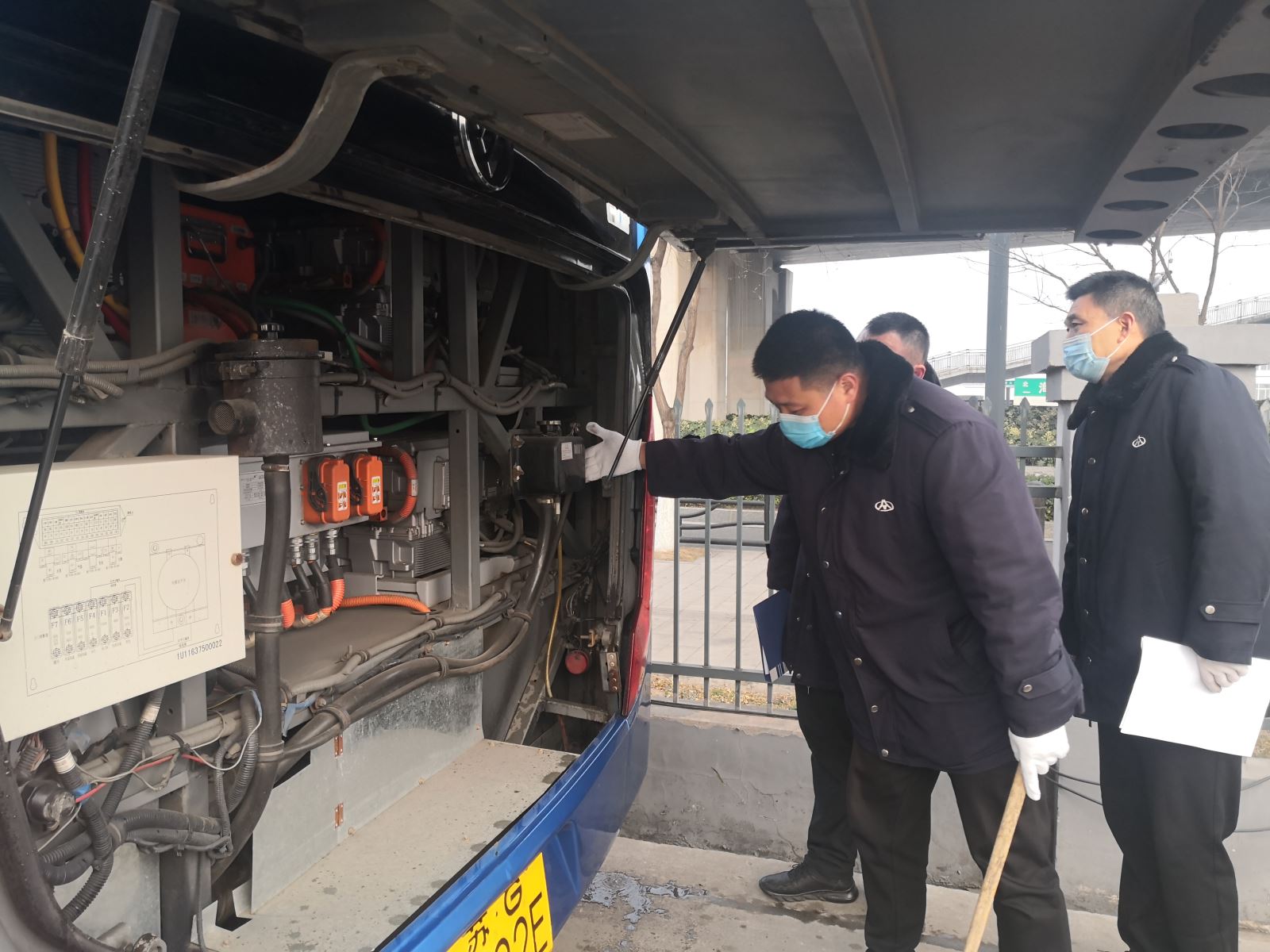 公交集團公交事業(yè)二部開展冬季防寒防凍專項檢查