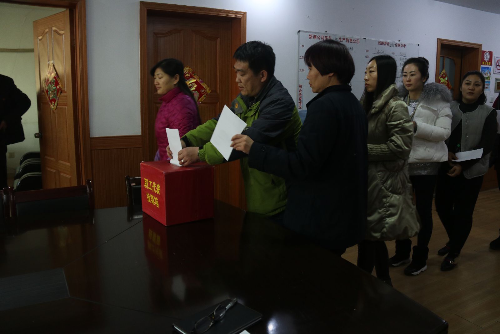 公交新浦公司開(kāi)展公交集團(tuán)一屆一次職工代表大會(huì)代表選舉工作